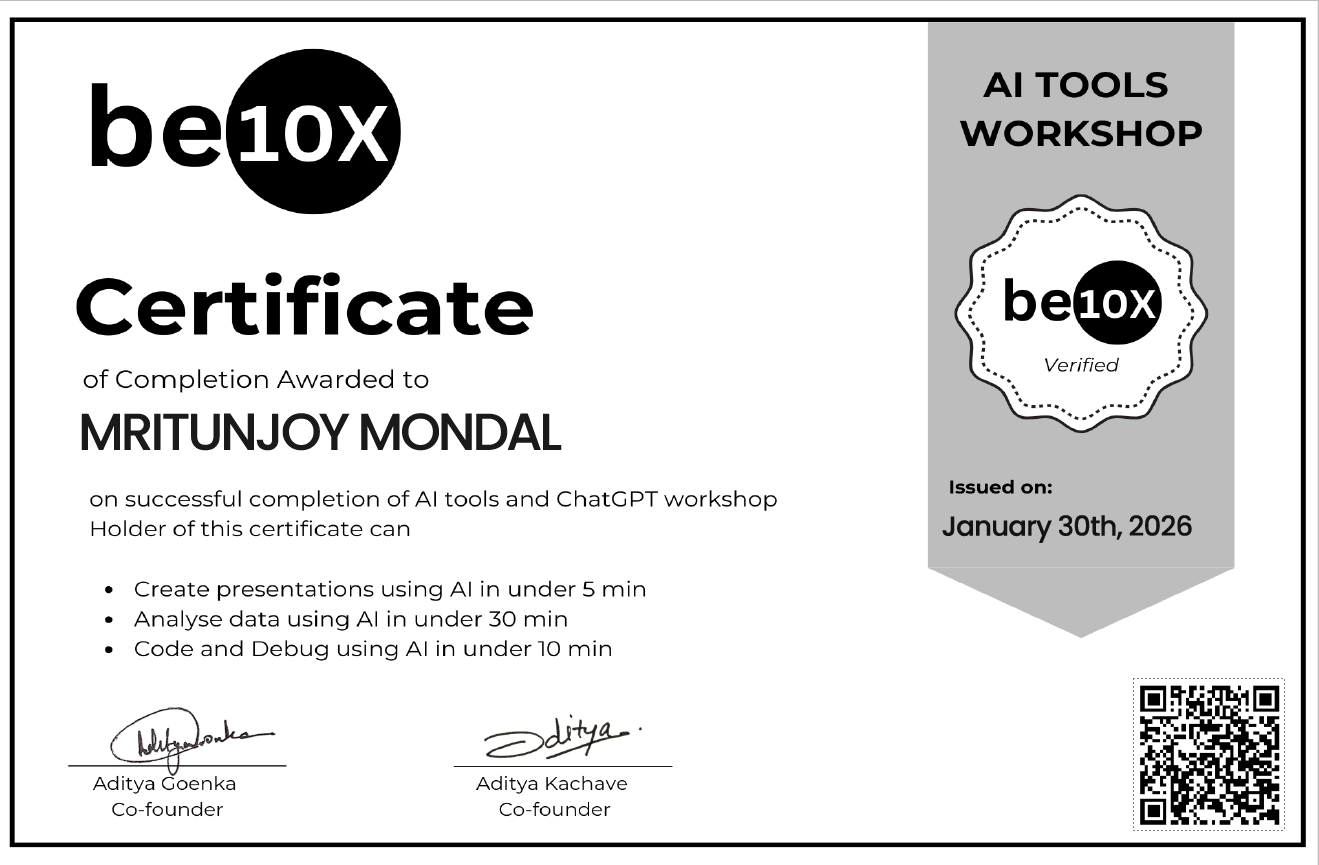 Certification