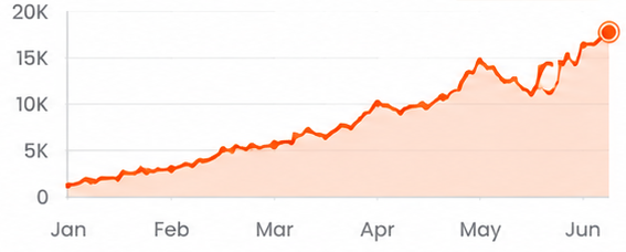 120% Organic Traffic Growth